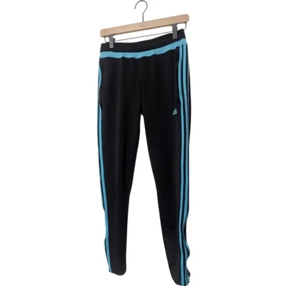 Adidas Black Green Essentials Training Pants - Picture 1 of 2